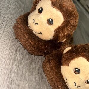 Build-A-Bear Brown Furry Kids Shoes